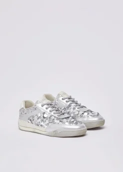 Sneakers con maxi paillettes