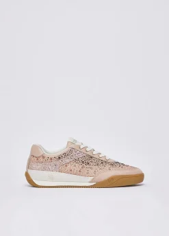 Sneakers con strass all-over