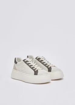 Sneakers in canvas co maxi logo