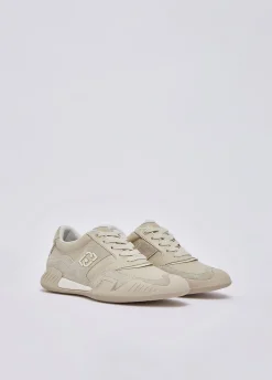 Sneakers in pelle e suede