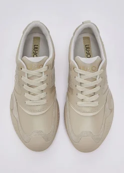 Sneakers in pelle e suede