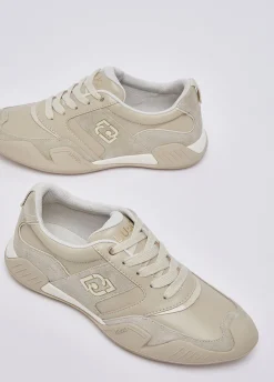 Sneakers in pelle e suede
