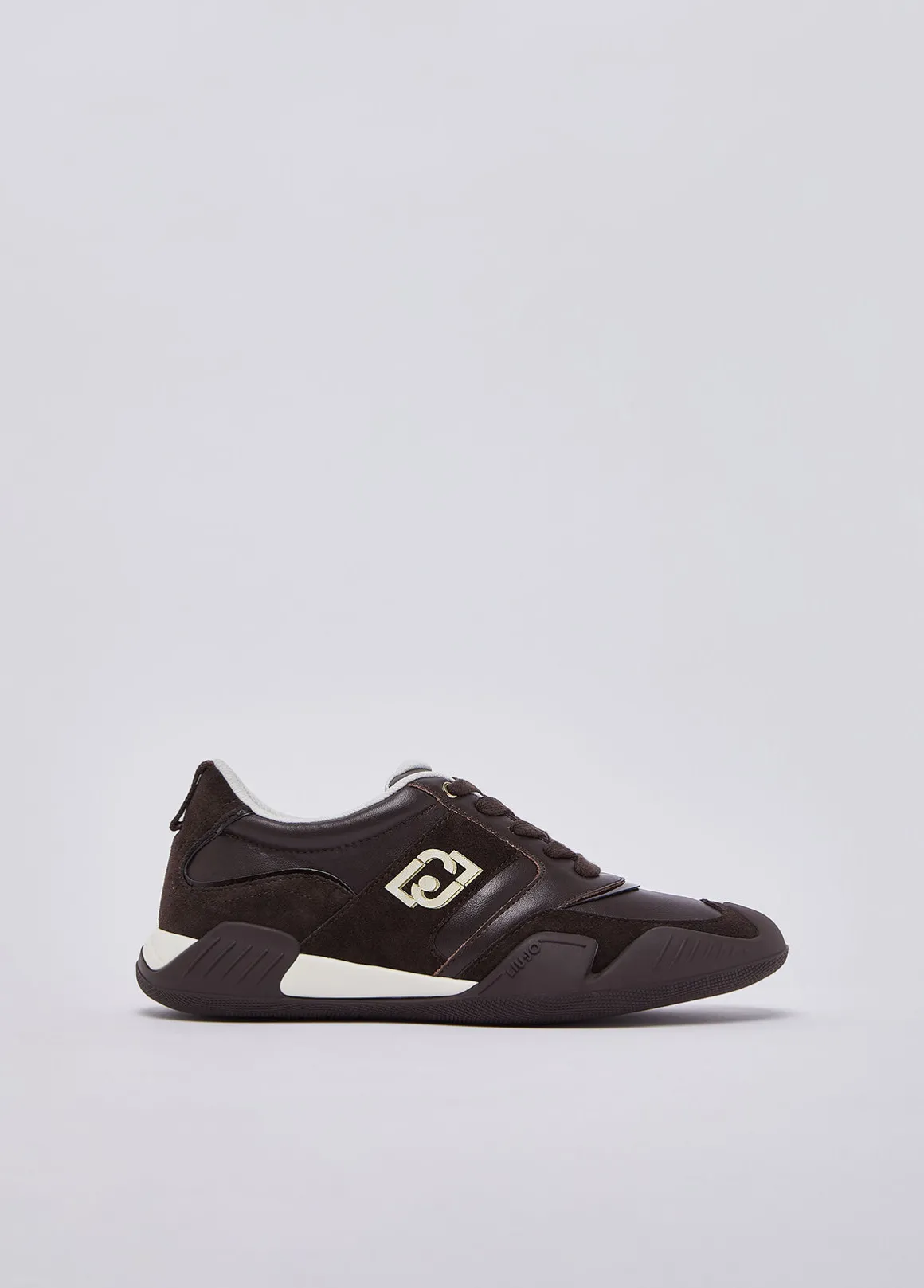 Sneakers in pelle e suede