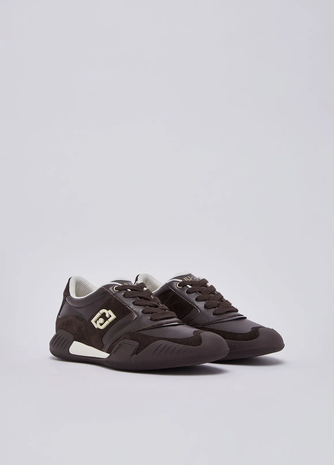Sneakers in pelle e suede