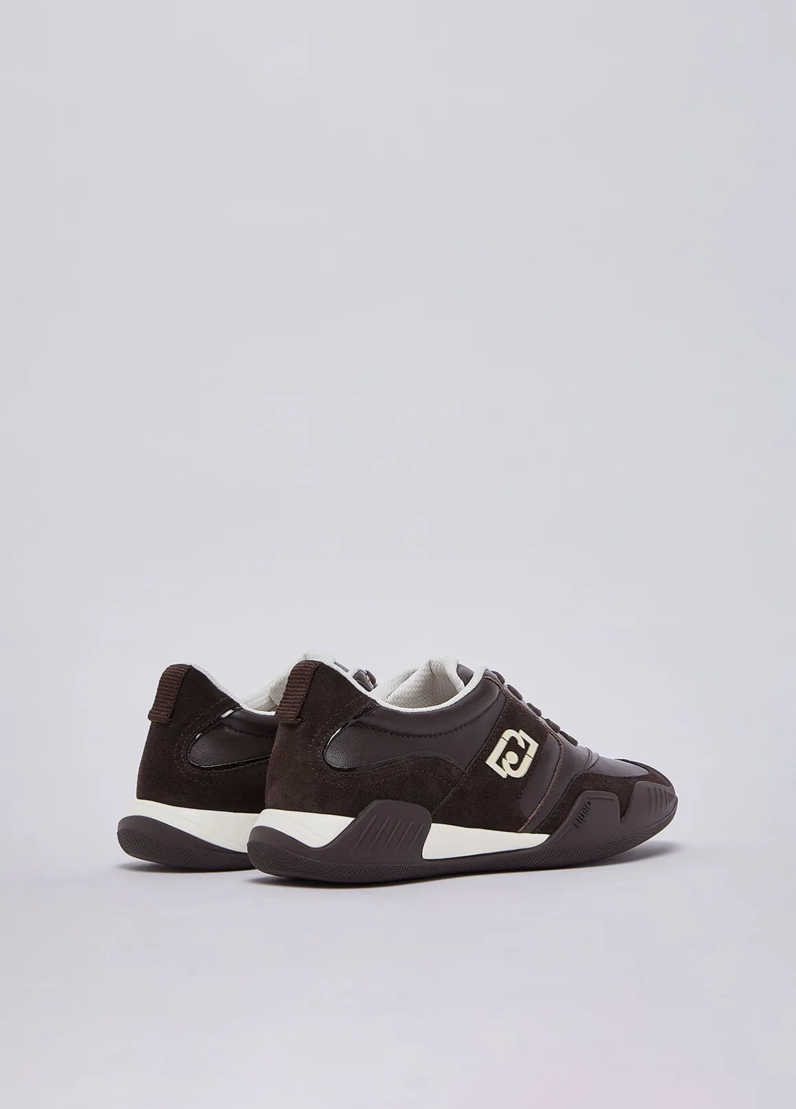 Sneakers in pelle e suede