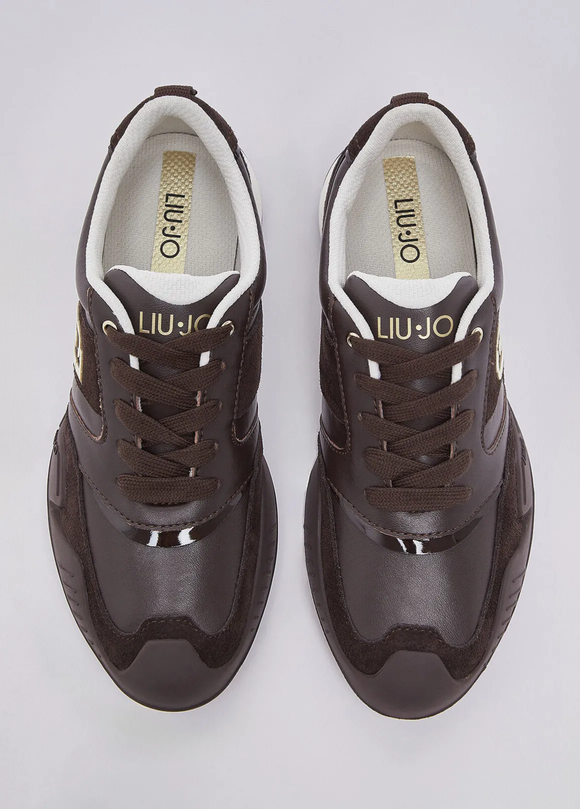 Sneakers in pelle e suede