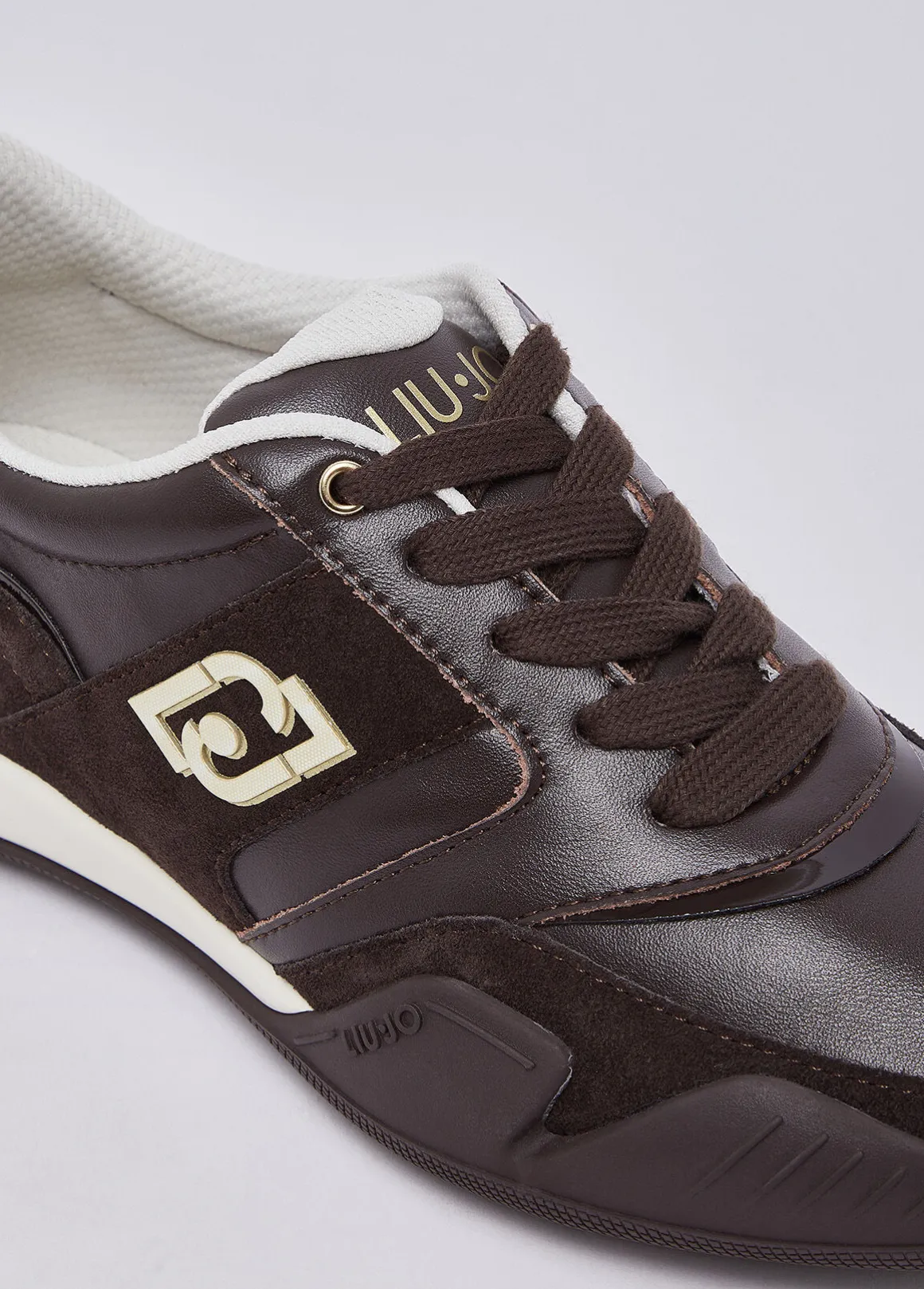 Sneakers in pelle e suede