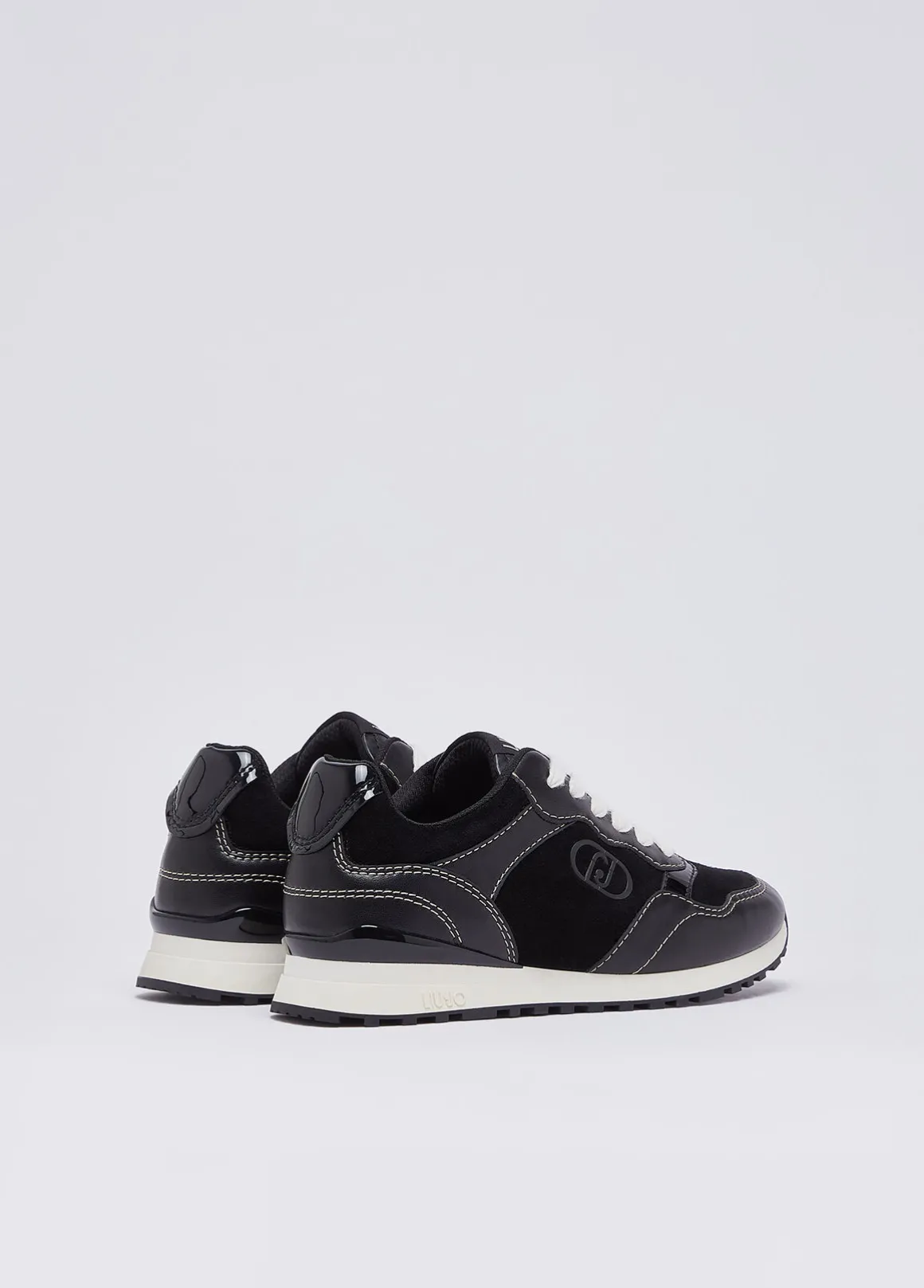 Sneakers in pelle e suede
