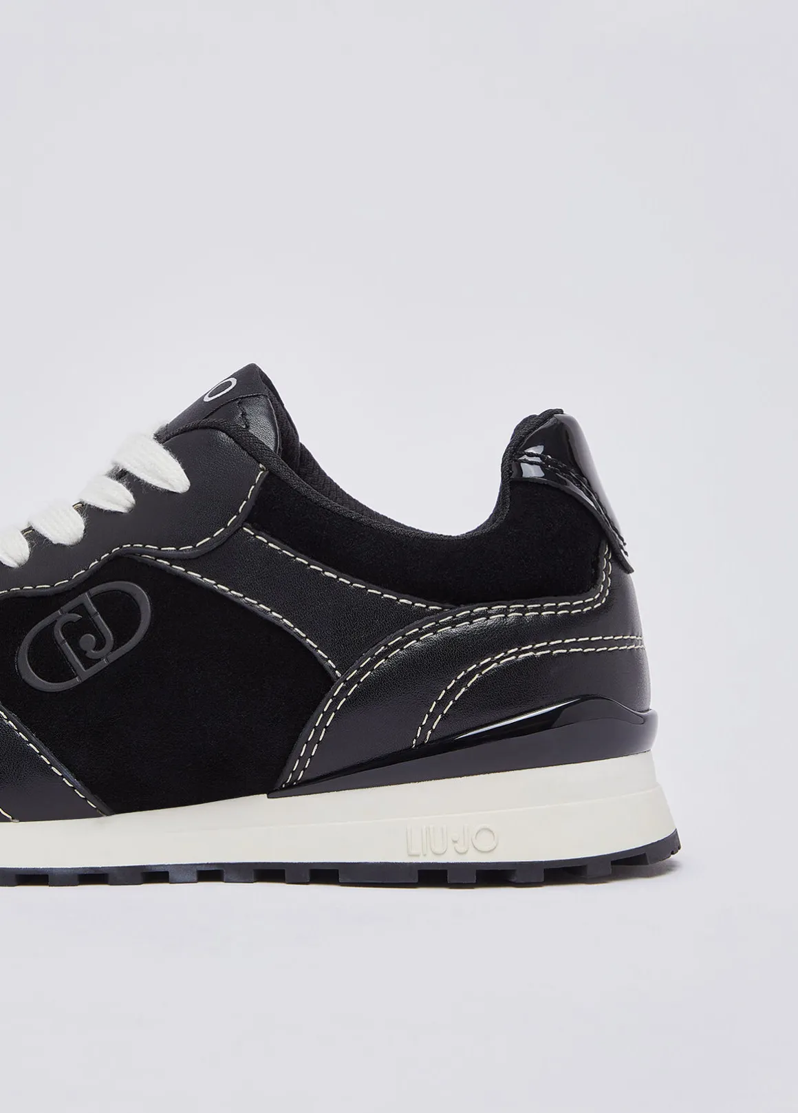Sneakers in pelle e suede