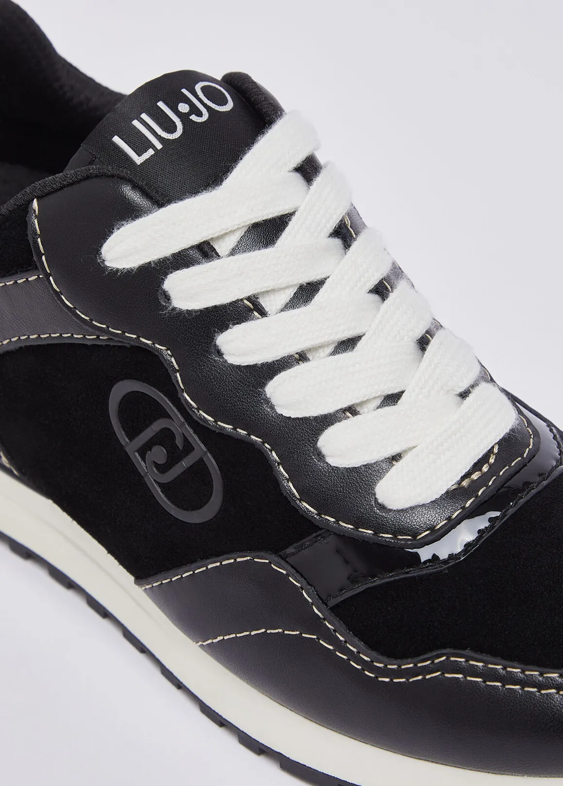 Sneakers in pelle e suede