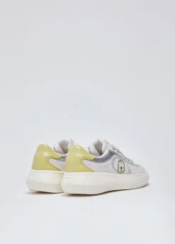 Sneakers in suede con strass