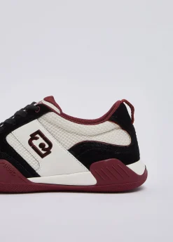 Sneakers in suede e mesh