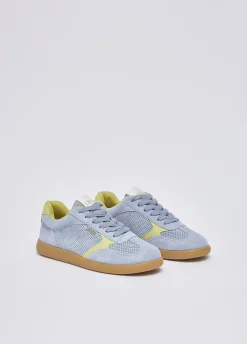 Sneakers in suede traforata