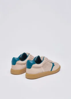 Sneakers in suede traforata