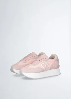 Sneakers platform délavé