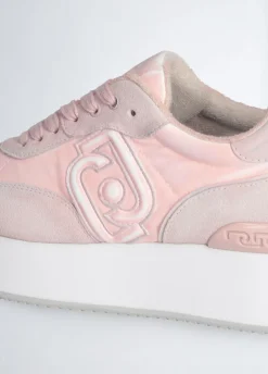 Sneakers platform délavé