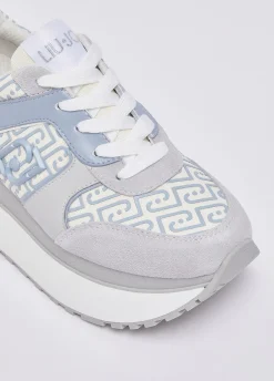 Sneakers super platform in monogram
