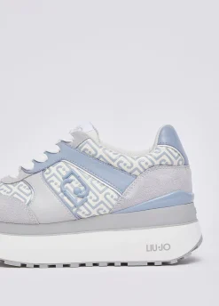 Sneakers super platform in monogram