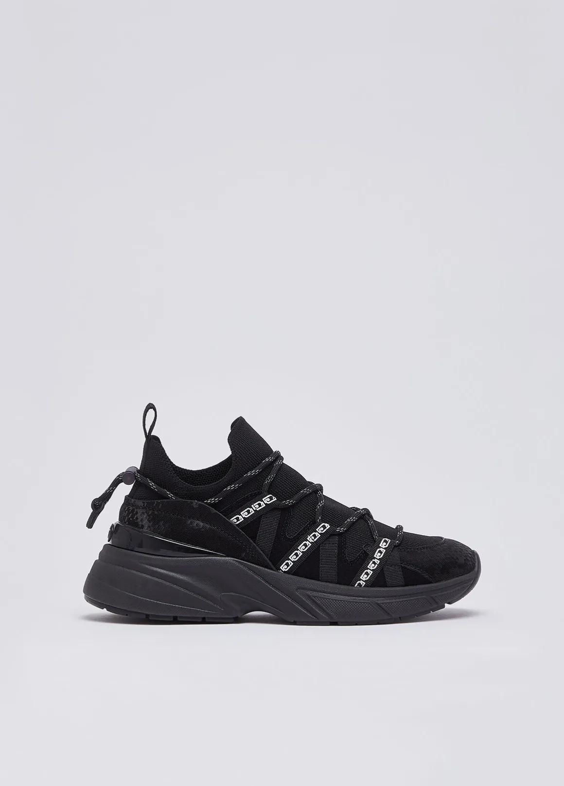 Sock-sneakers con stampa pitone