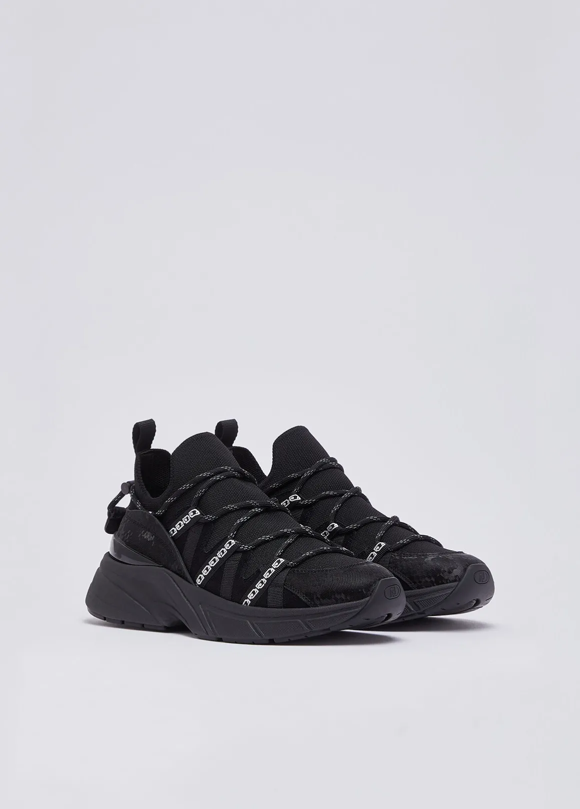 Sock-sneakers con stampa pitone