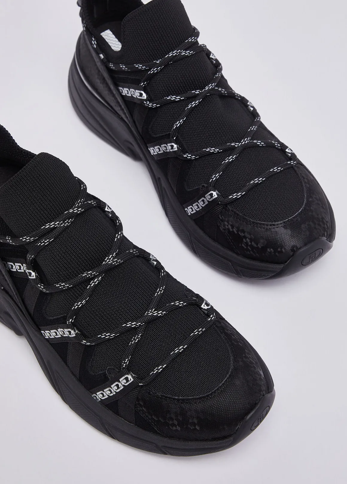Sock-sneakers con stampa pitone
