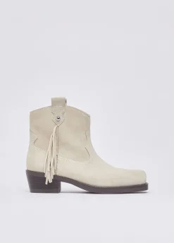 Stivaletti texani in suede