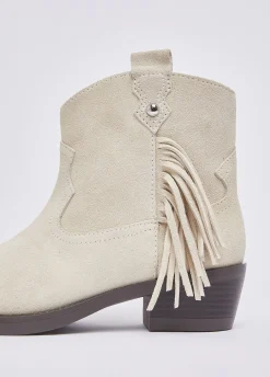Stivaletti texani in suede