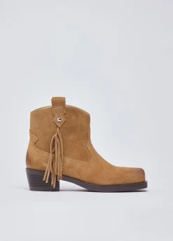 Stivaletti texani in suede