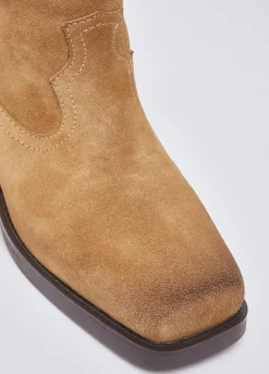 Stivaletti texani in suede