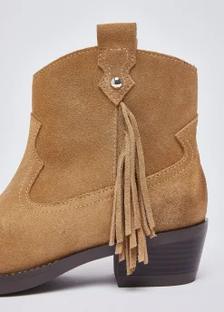 Stivaletti texani in suede