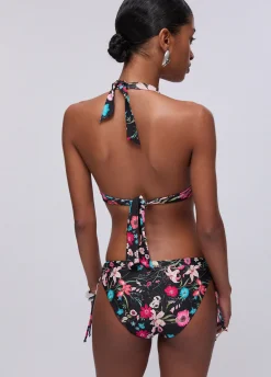 Top bikini a fiori