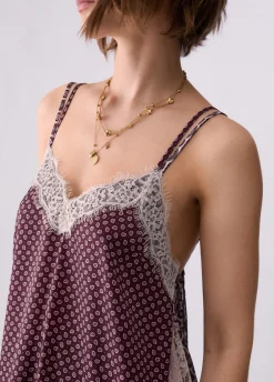 Top con dettagli in pizzo