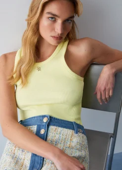 Top con mini logo