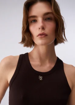 Top con mini logo