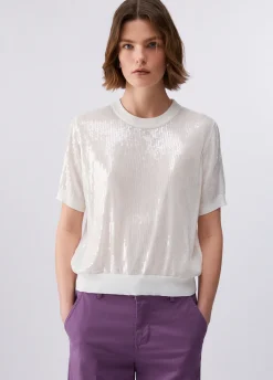Top con paillettes