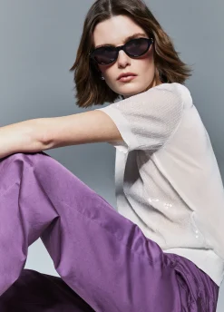 Top con paillettes