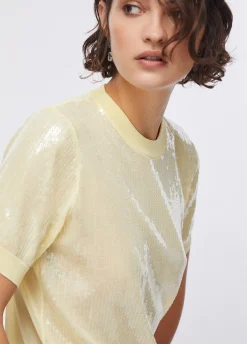 Top con paillettes