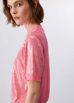 Top con paillettes