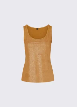 Top in jersey iridescente
