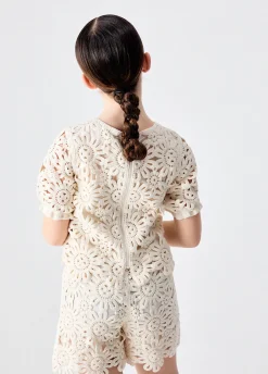 Top in macramè