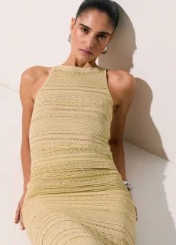 Top in maglia traforata