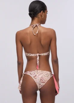 Top push-up con stampa