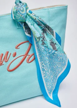 Tote bag grande con foulard