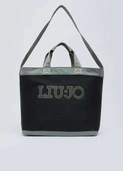 Tote bag in nylon opaco
