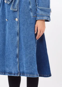 Trench in denim