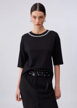 T-shirt con applicazioni