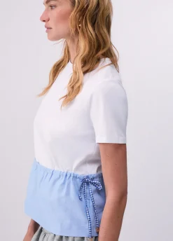T-shirt con coulisse