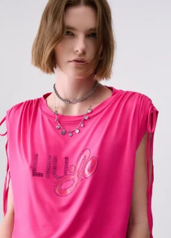 T-shirt con coulisse
