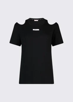 T-shirt con cut-out