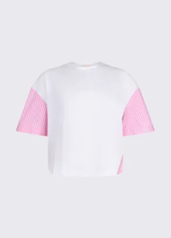 T-shirt con foulard
